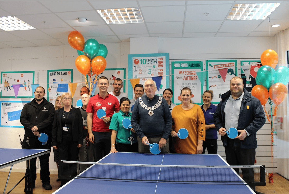 Brentwood Ping Pong Parlour Opening Ceremony